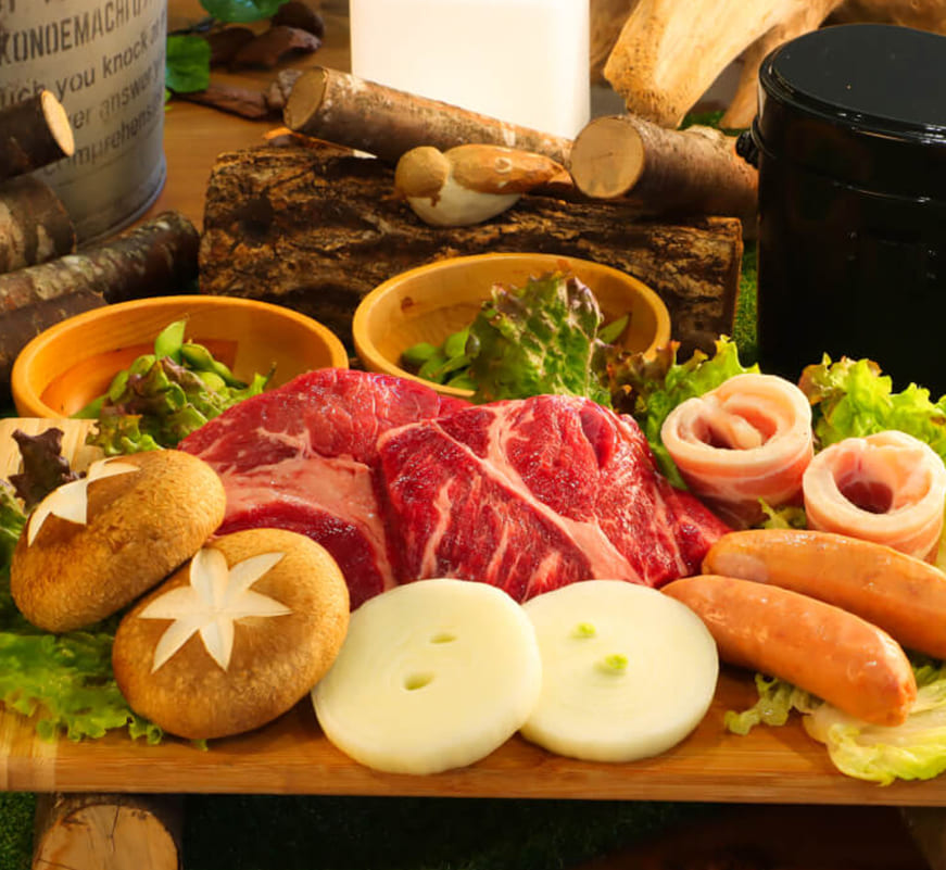 豪快BBQステーキセット